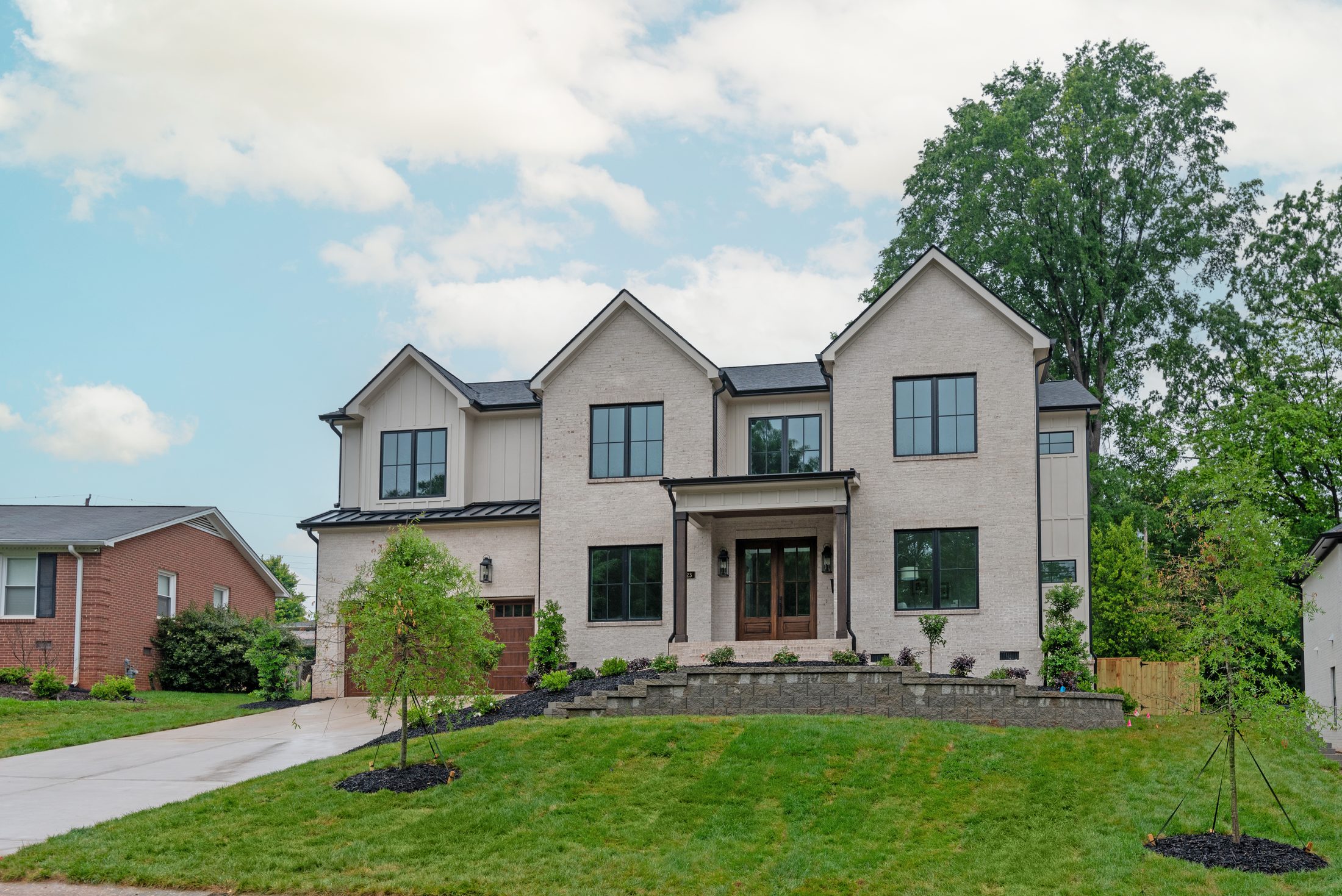 Bywood modern farmhouse custom home in Charlotte NC by Stillman Properties