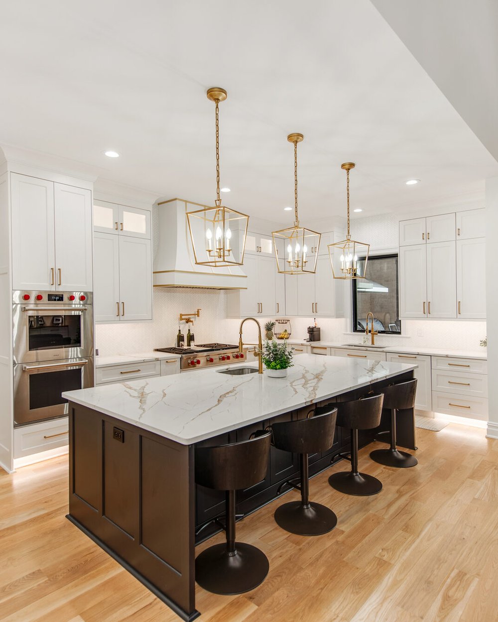 Kitchen island and cabinetry — Coddle Creek, a Stillman Properties custom home