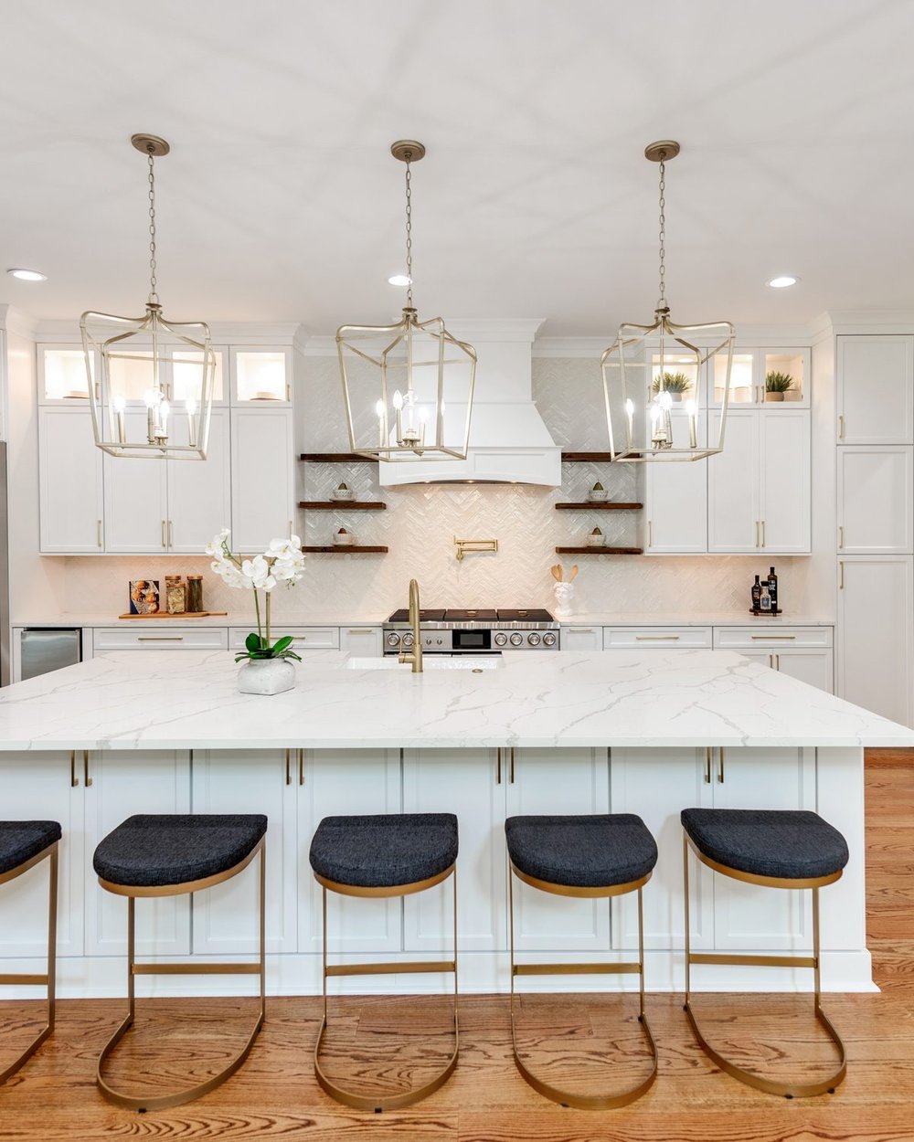 Kitchen island — Brantham, a Stillman Properties custom home