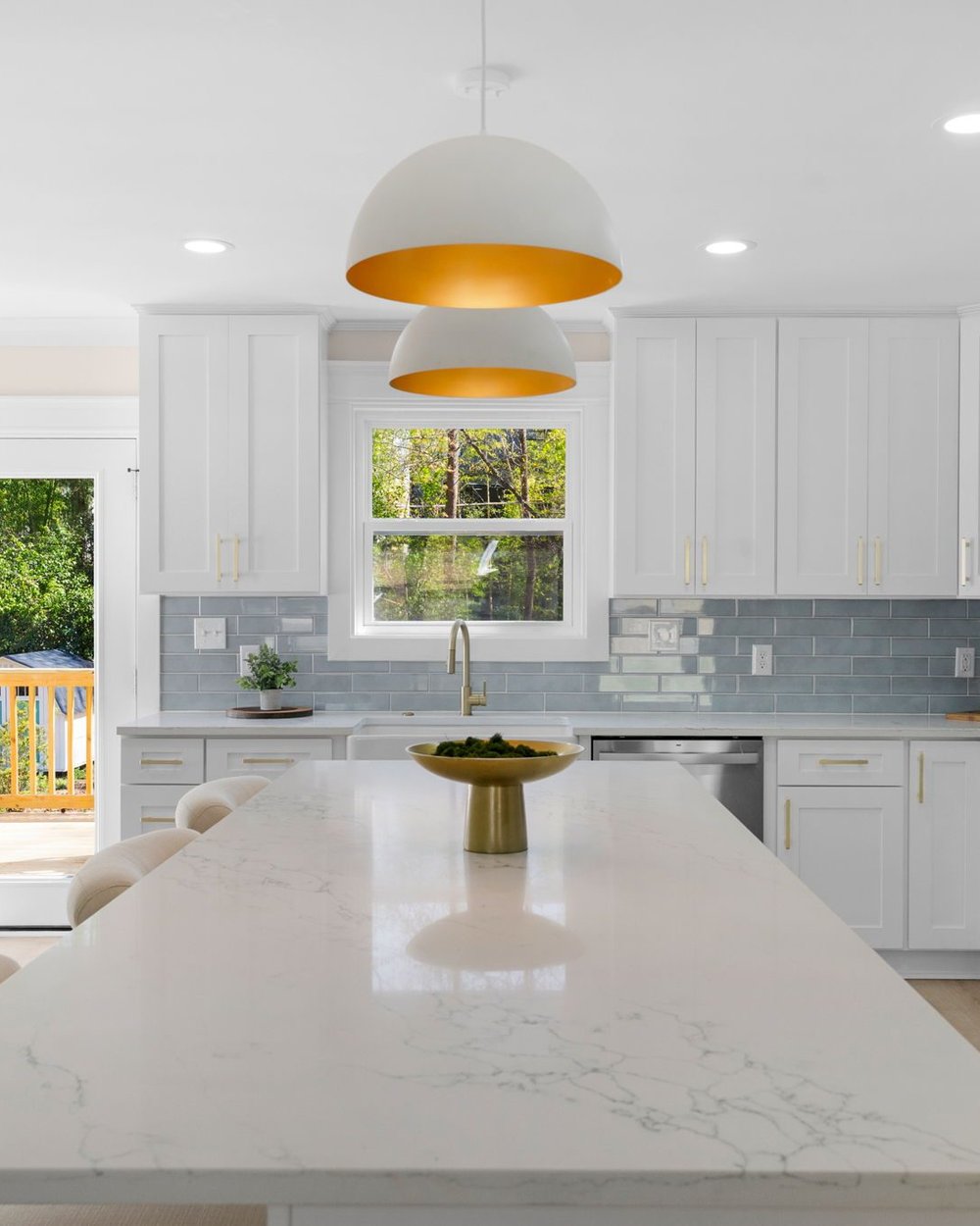 Kitchen island — Wyanoke, a Stillman Properties custom home