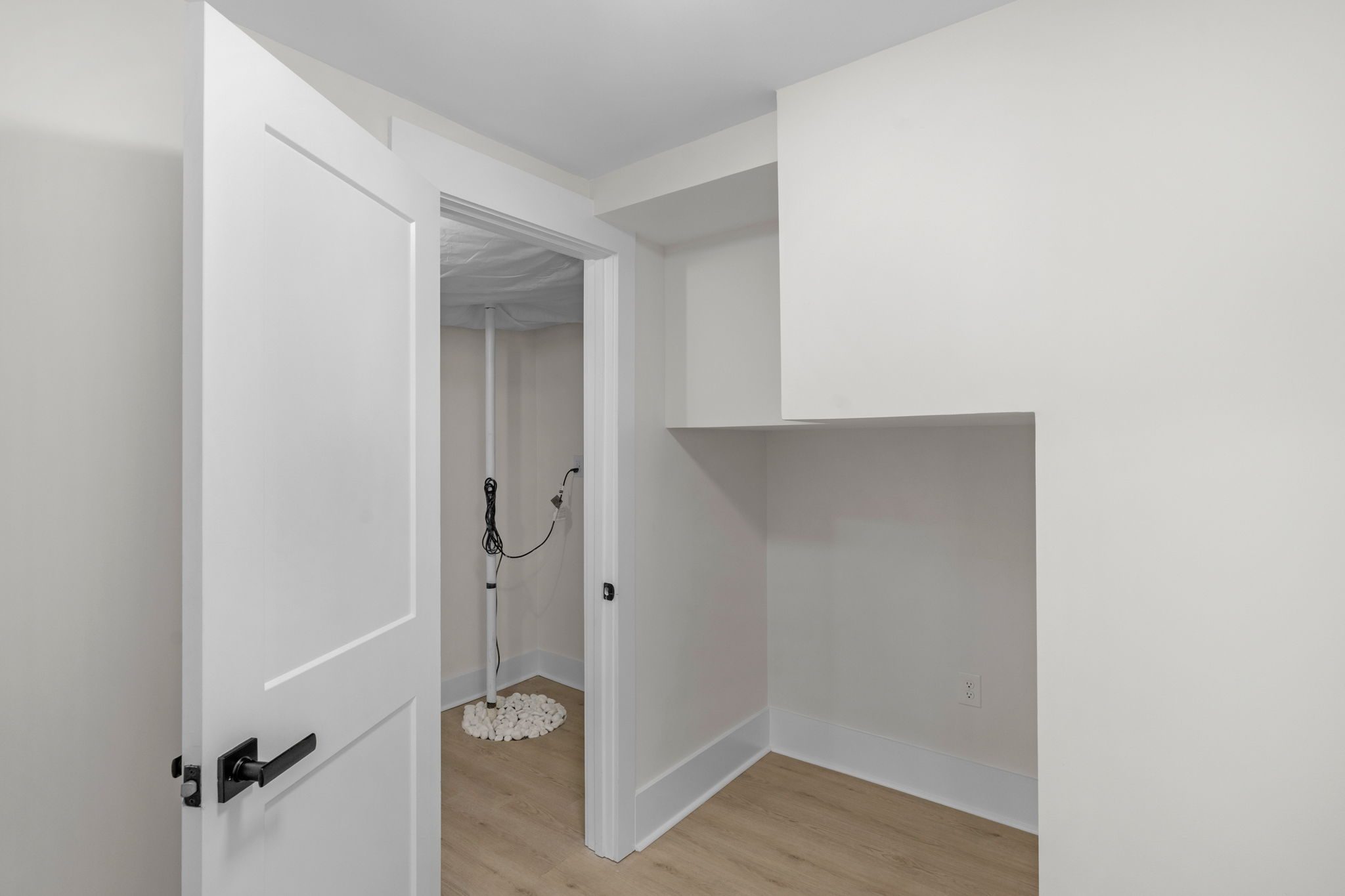 Lower-level utility and laundry space — Wyanoke by Stillman Properties Charlotte NC